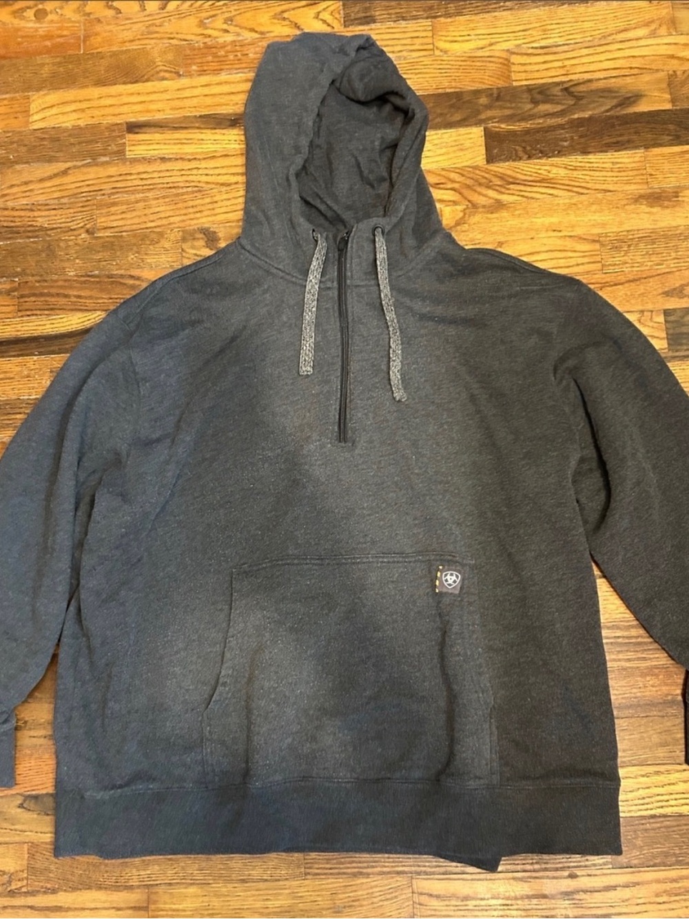 Ariat Dark Charcoal Pullover Hoodie with Kangaroo Pocket